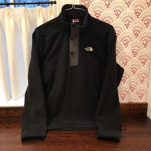 North Face Fleece Sport Buttons Ski Snow Pullover